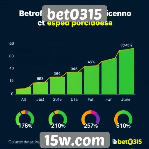 Estatísticas de crescimento da base de jogadores no Bet0315